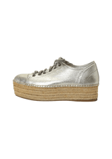 FLATFORM ESPADRILLE SNEAKERS 36