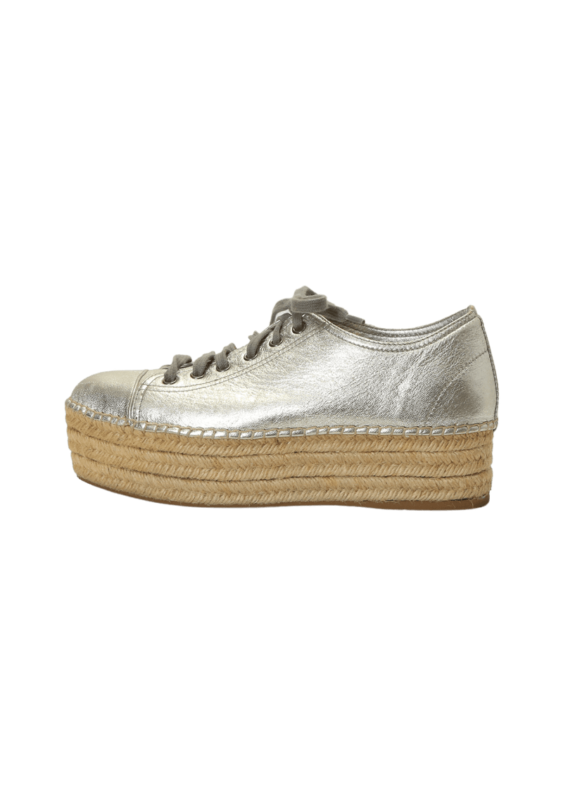 FLATFORM ESPADRILLE SNEAKERS 36