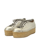 FLATFORM ESPADRILLE SNEAKERS 36