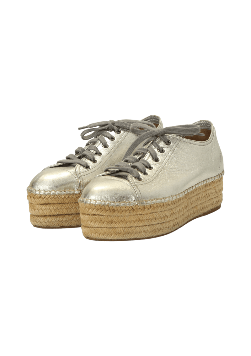 FLATFORM ESPADRILLE SNEAKERS 36