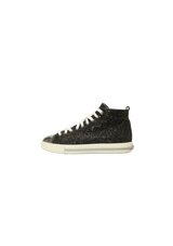 LEATHER GLITTER SNEAKERS 35