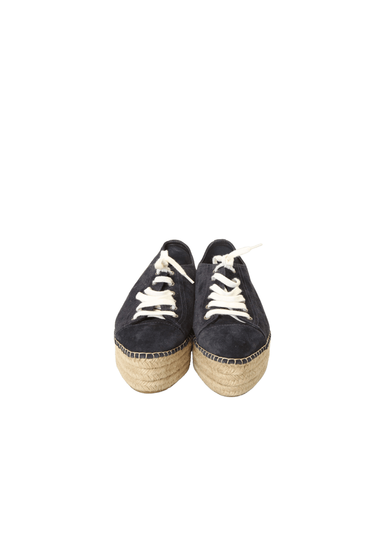 SUEDE ESPADRILLES SNEAKERS 38