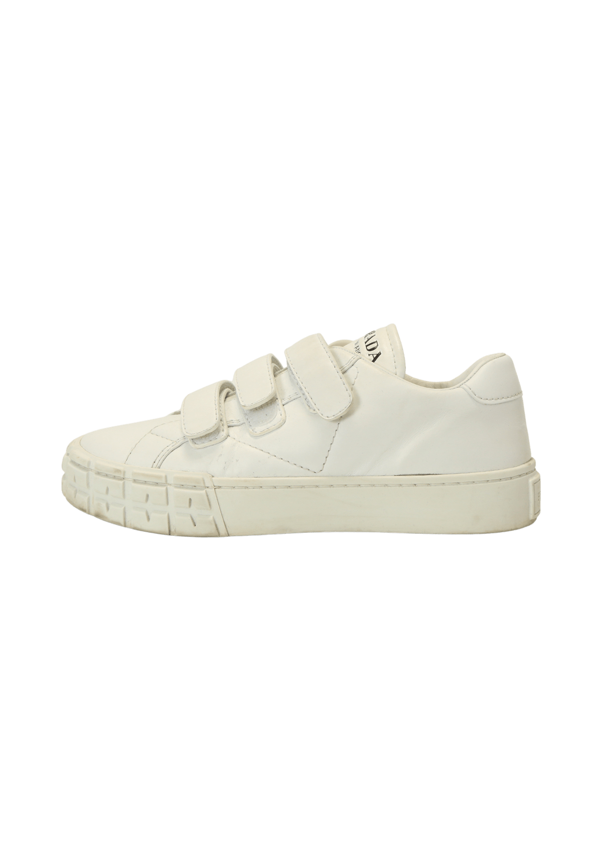 Tênis Prada Velcro Sneakers 36 Branco Original – Gringa