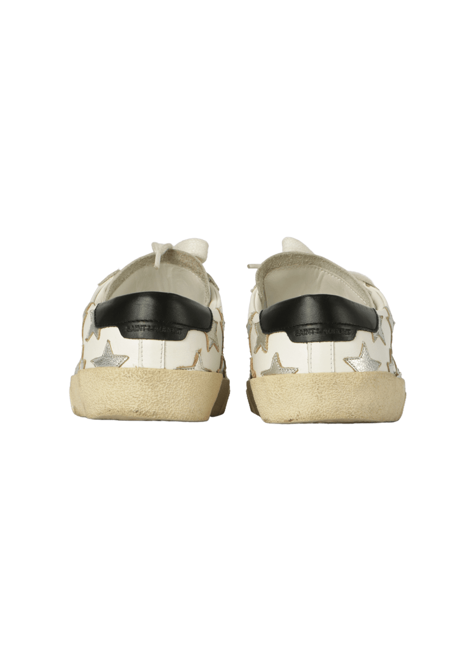 Tênis Saint Laurent Star Sneakers 36 Branco Original – Gringa