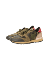 ROCKSTUD CAMO SNEAKERS 35