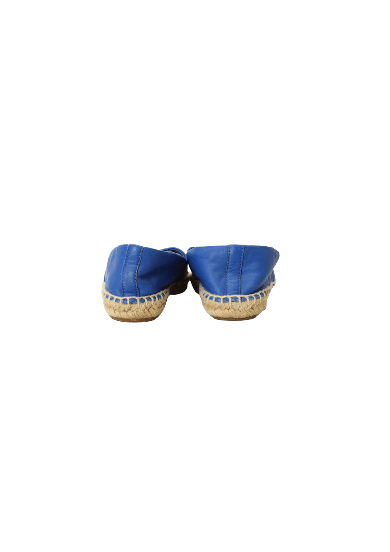 LEATHER ESPADRILLES 35