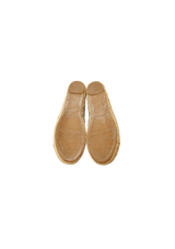 LEATHER ESPADRILLES 35