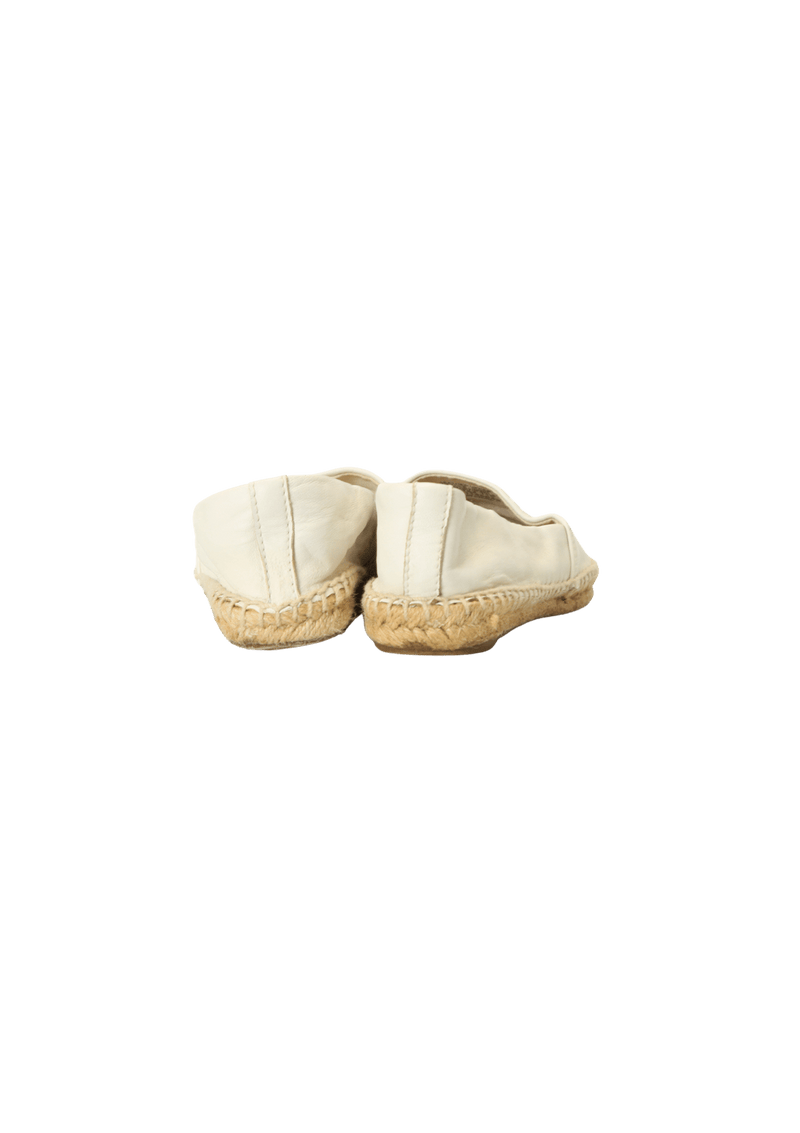 LEATHER ESPADRILLES 35