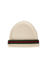 WOOL WEB BEANIE HAT