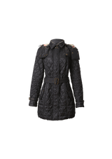 MATELASSE TRENCH COAT P