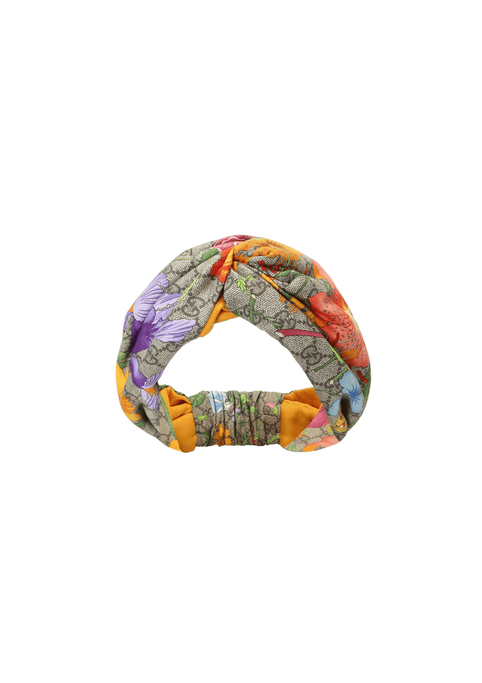 Turbante Gucci GG Flora Silk Headband Colorida Original – Gringa