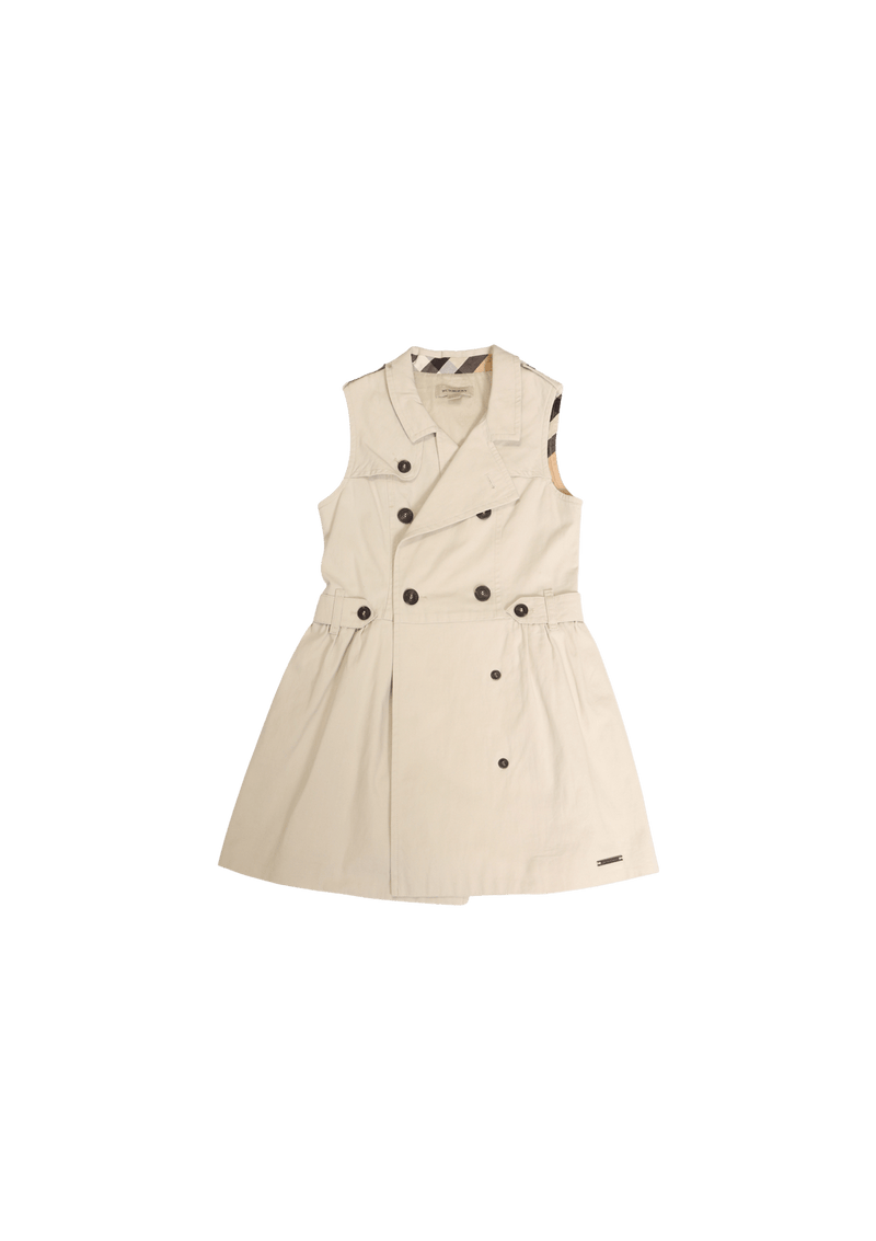 GIRL'S TRENCH DRESS 6Y