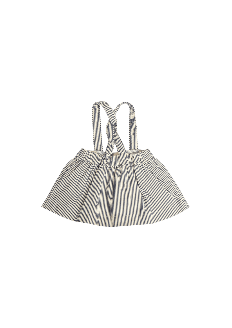 KID'S STRIPED PINAFORE DRESS 3M