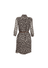 SILK ANIMAL PRINT DRESS 34