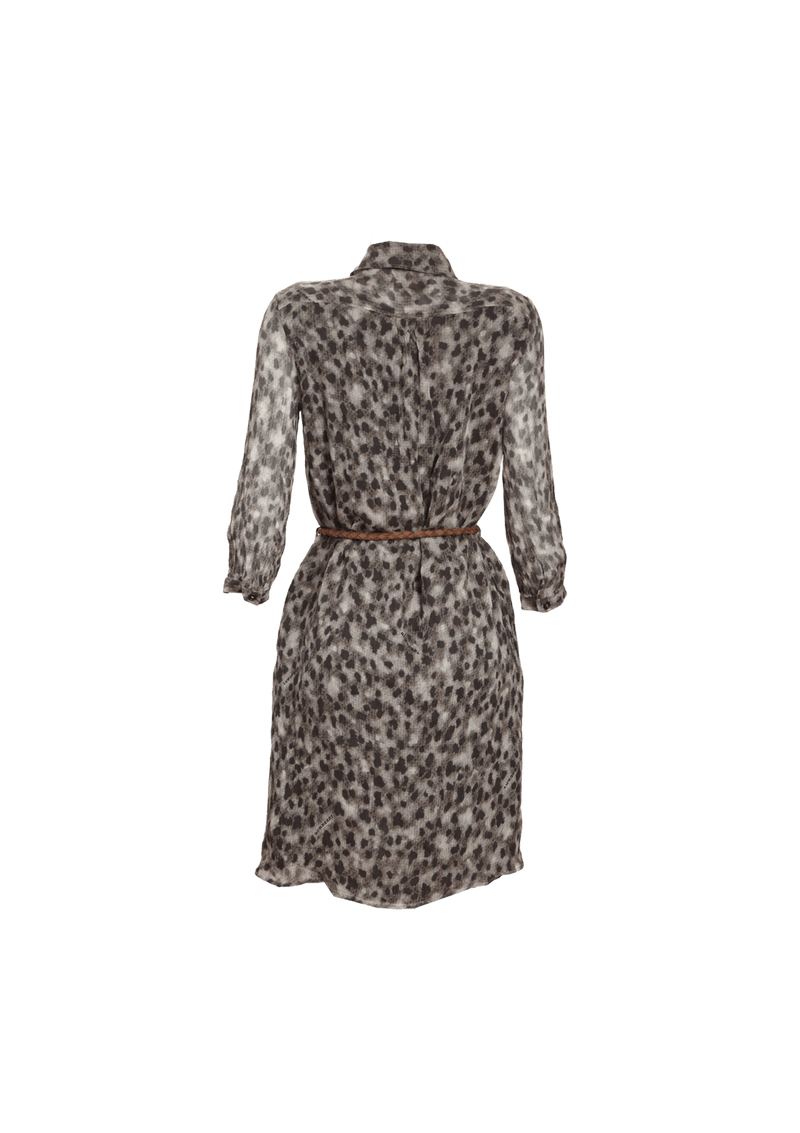 SILK ANIMAL PRINT DRESS 34