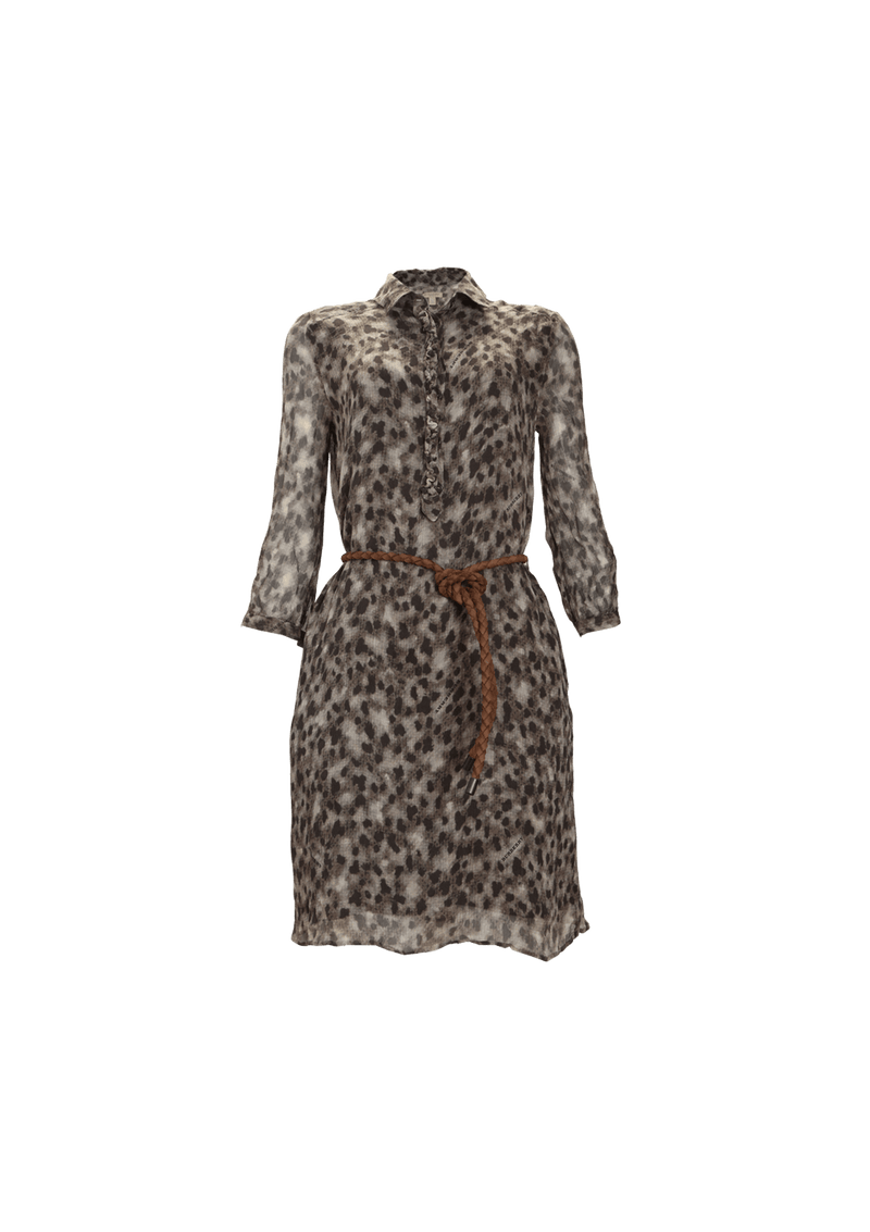 SILK ANIMAL PRINT DRESS 34