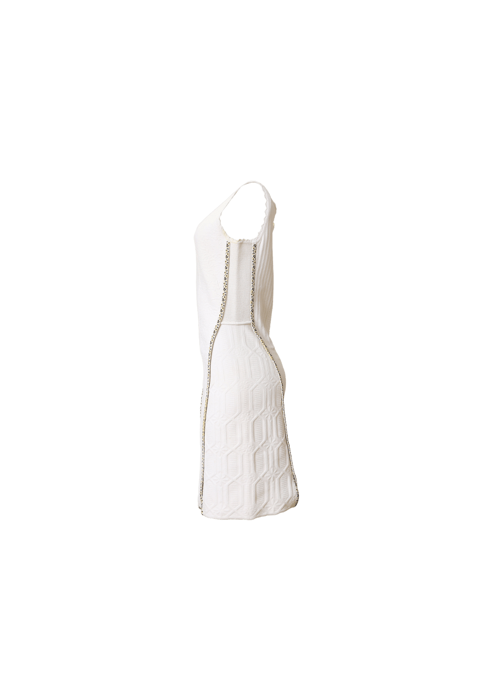 VESTIDO CHRISTIAN DIOR MINI DRESS 38 OFF WHITE ORIGINAL – Gringa