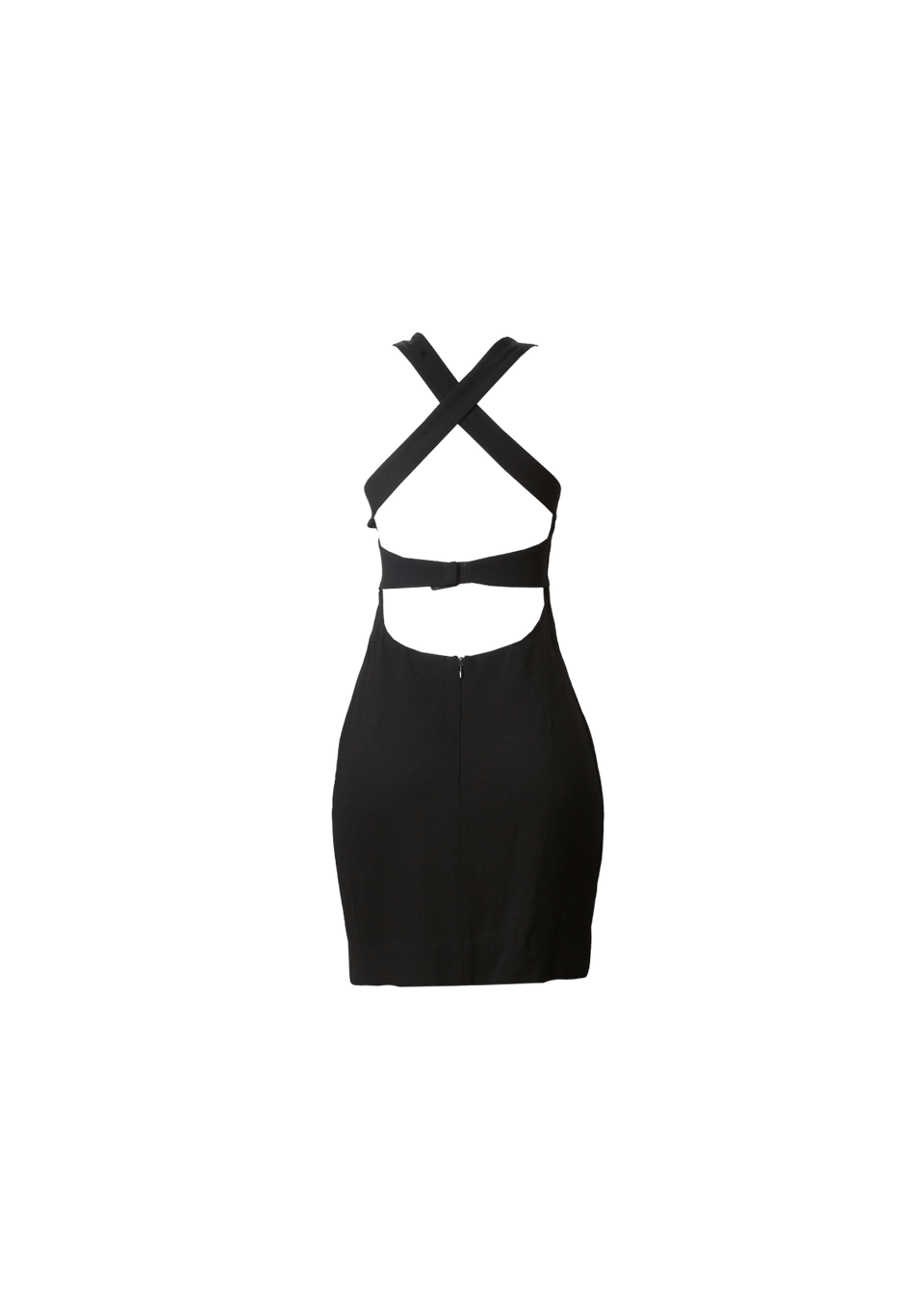 VINTAGE CROSSED BACK MINI DRESS 38