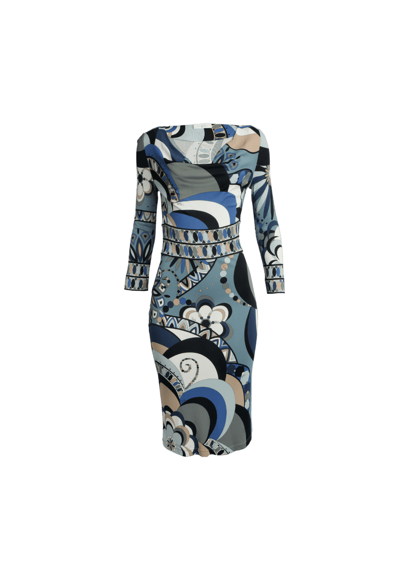 PRINTED MIDI DRESS 34