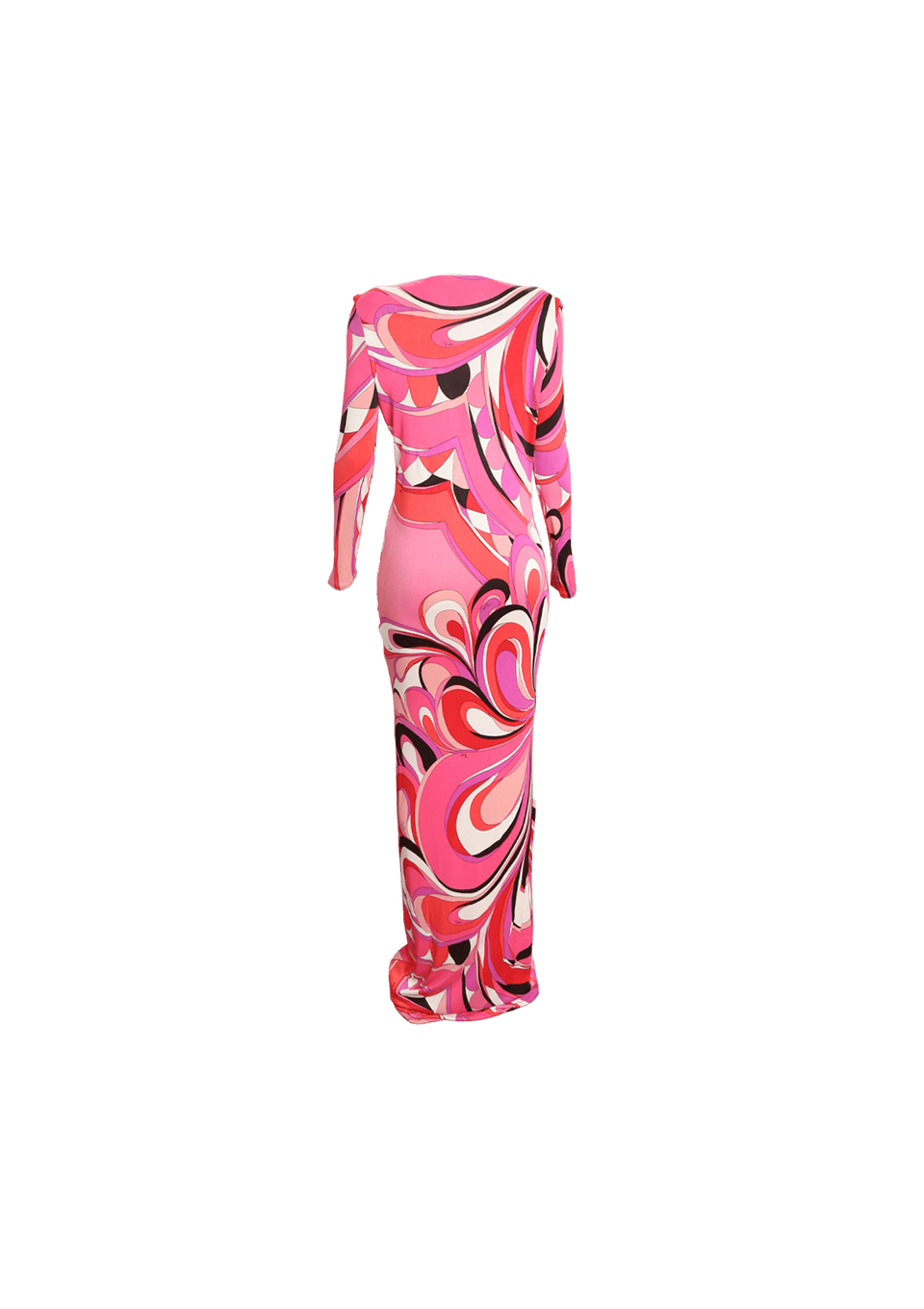 ワンピース EMILIO PUCCI Textile One-Piece y2k VESTIDO EMILIO PUCCI V-NECK LONG DRESS PP ESTAMPADO ORIGINAL – Gringa
