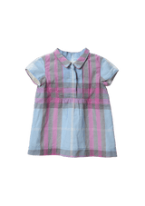 GIRL'S A-LINE CHECKED DRESS 6M