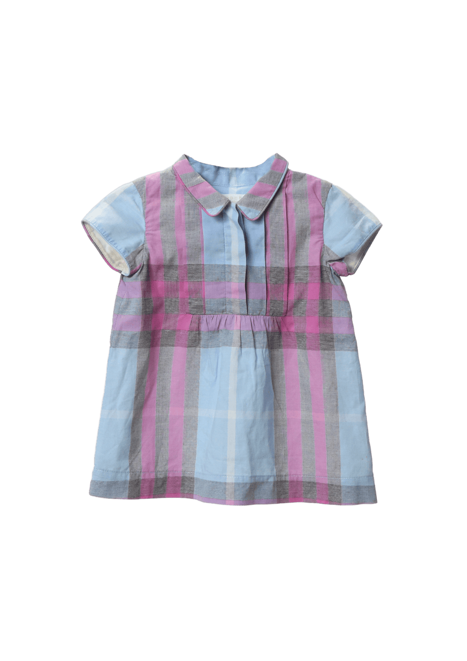 GIRL'S A-LINE CHECKED DRESS 6M