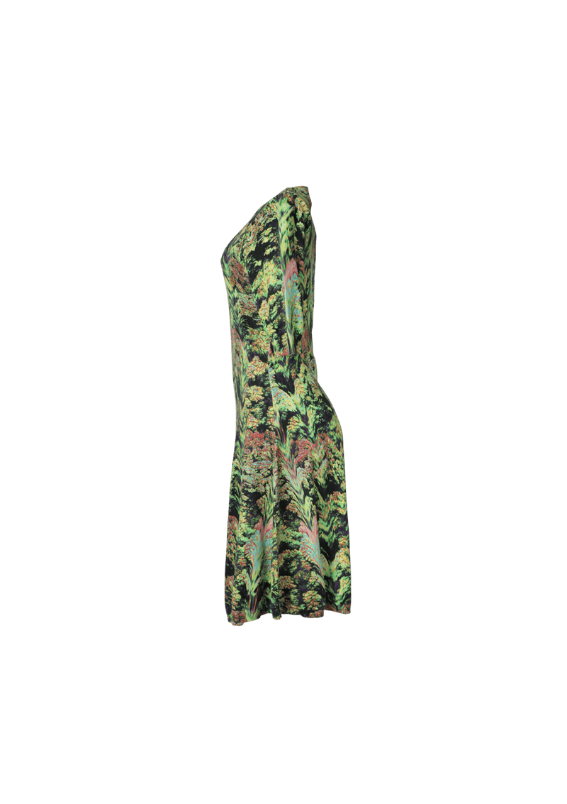 PRINTED MESH DRESS P