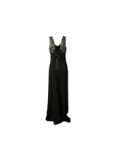 EMBROIDERED LONG DRESS P