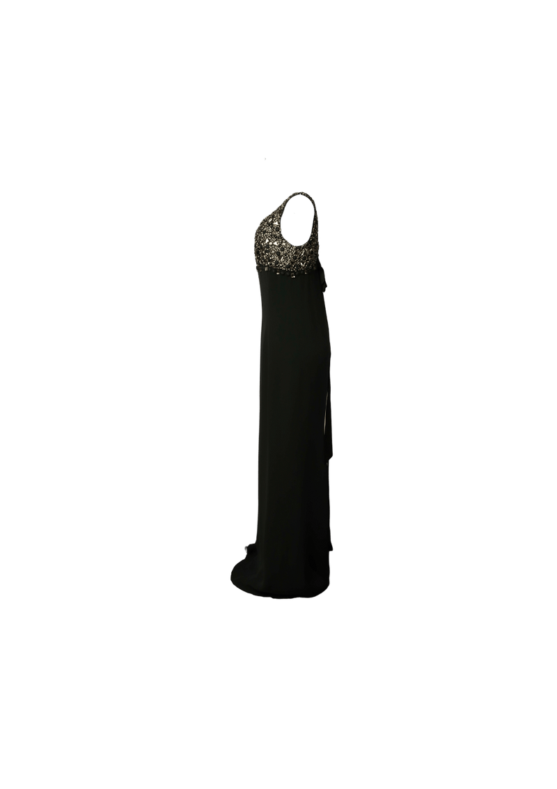 EMBROIDERED LONG DRESS P