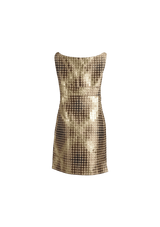 METALLIC MINI DRESS 40