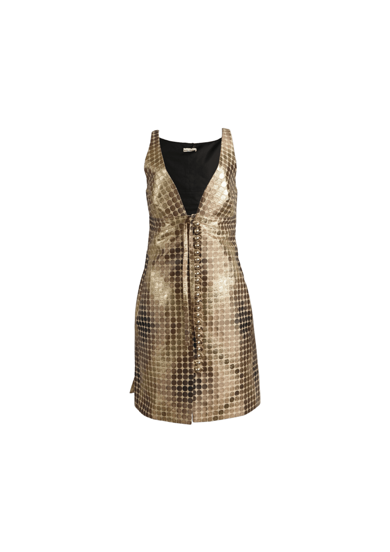 METALLIC MINI DRESS 40