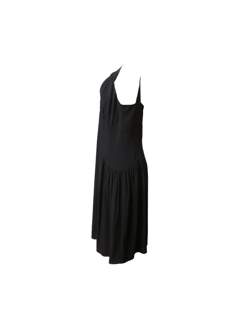 DRAPPED STRAP MIDI DRESS 40