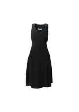 DRAPPED STRAP MIDI DRESS 40
