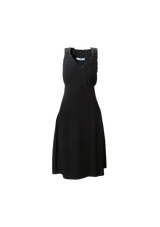 DRAPPED STRAP MIDI DRESS 40