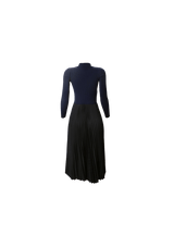 KNIT PLEATED DRESS 36