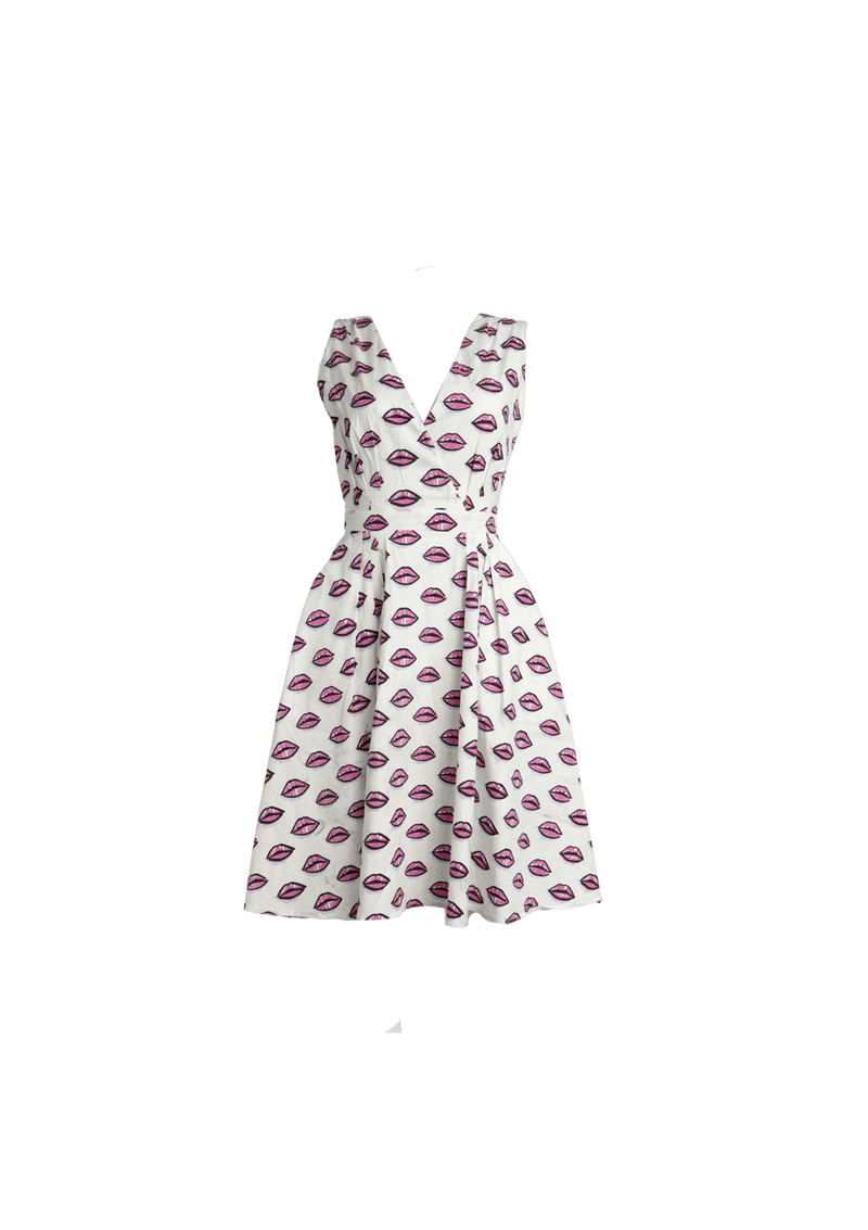 LIP PRINT DRESS 36