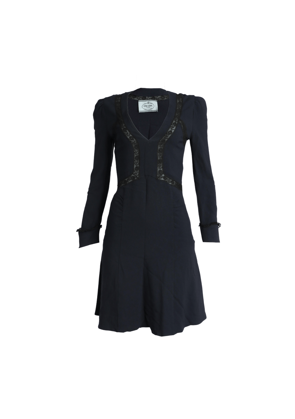 VESTIDO PRADA MINI DRESS P AZUL ORIGINAL  Gringa