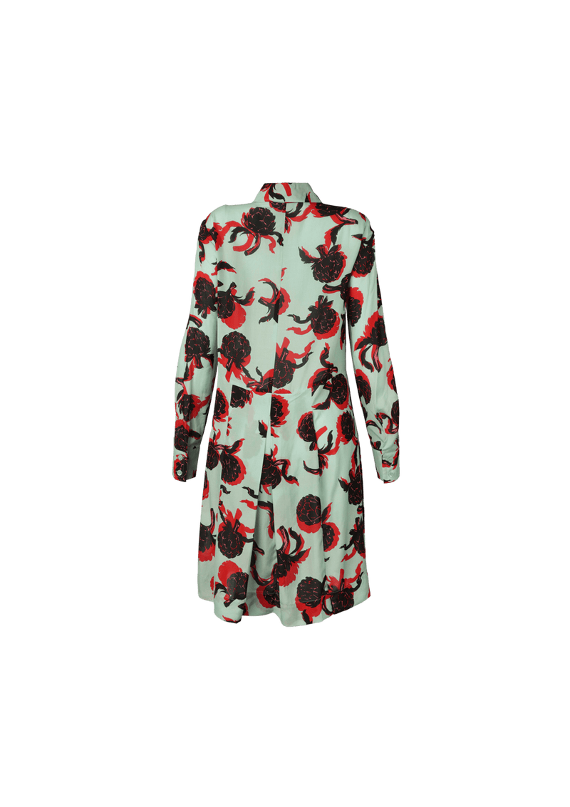 SILK PRINTED DRESS 36