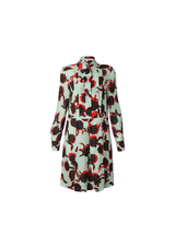 SILK PRINTED DRESS 36