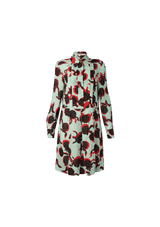 SILK PRINTED DRESS 36