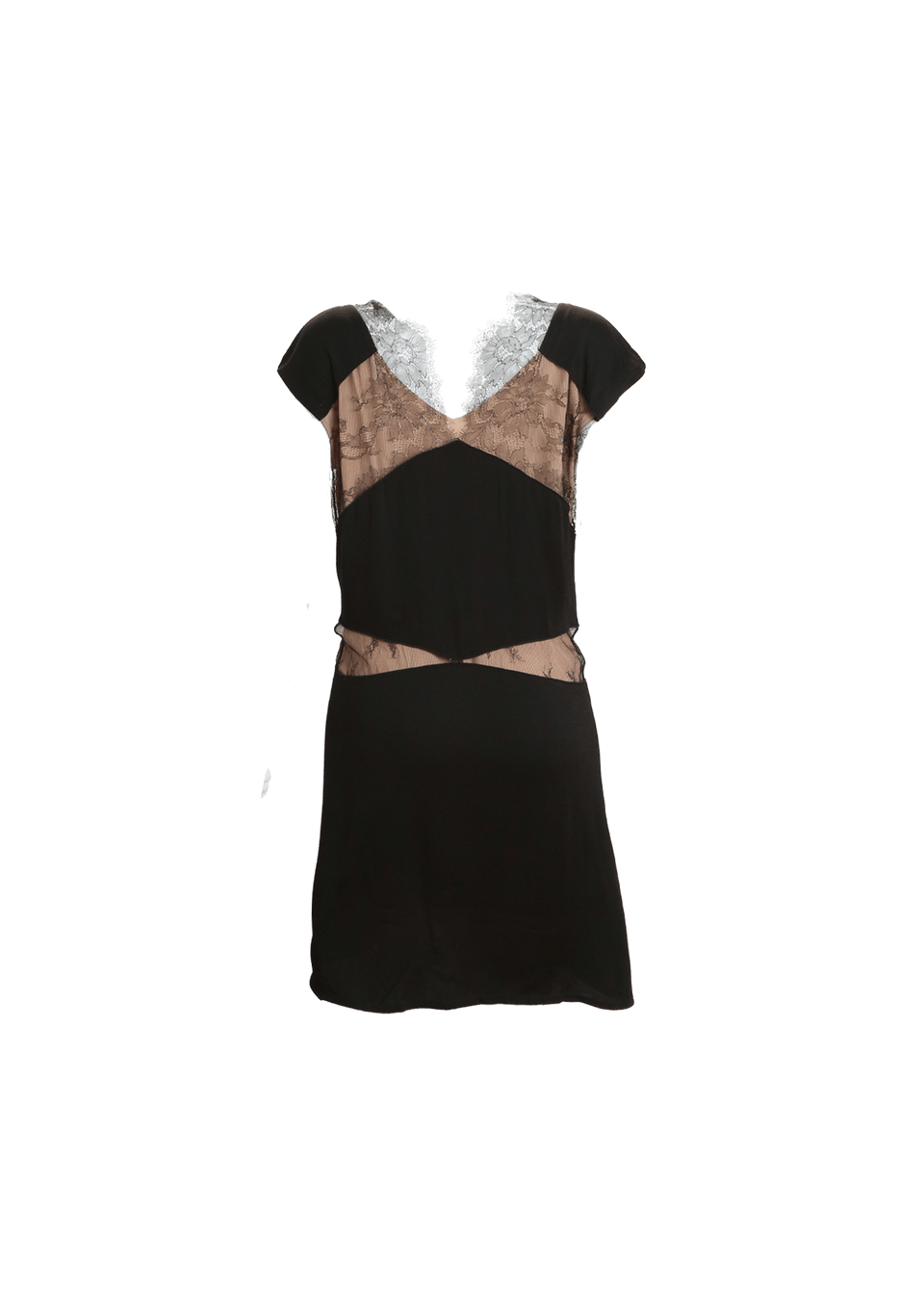 VESTIDO STELLA MCCARTNEY LACE MINI DRESS 40 PRETO ORIGINAL  Gringa