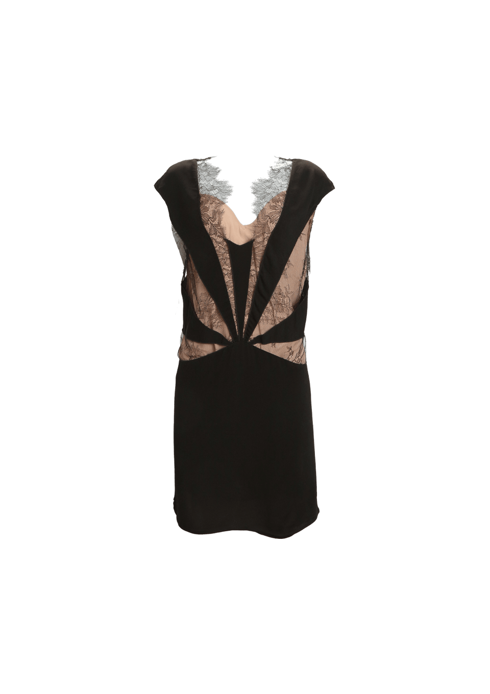 VESTIDO STELLA MCCARTNEY LACE MINI DRESS 40 PRETO ORIGINAL – Gringa
