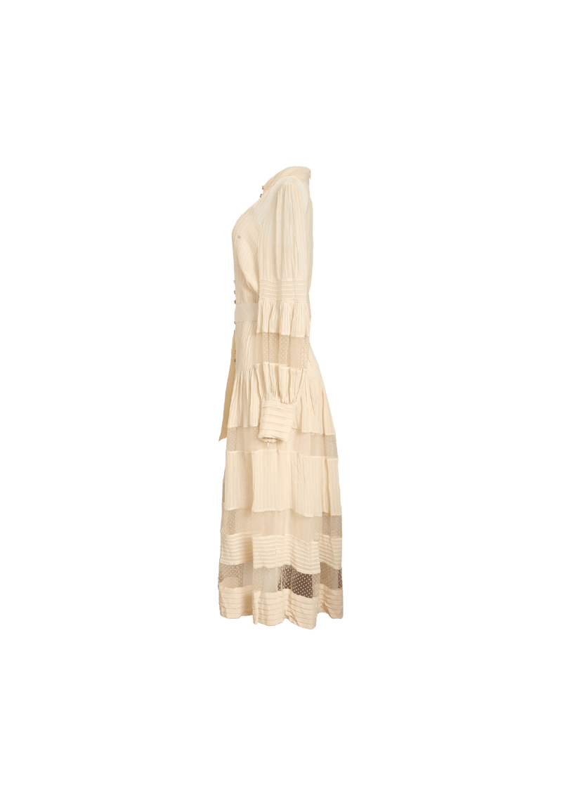 SPLICED MESH MIDI DRESS 38