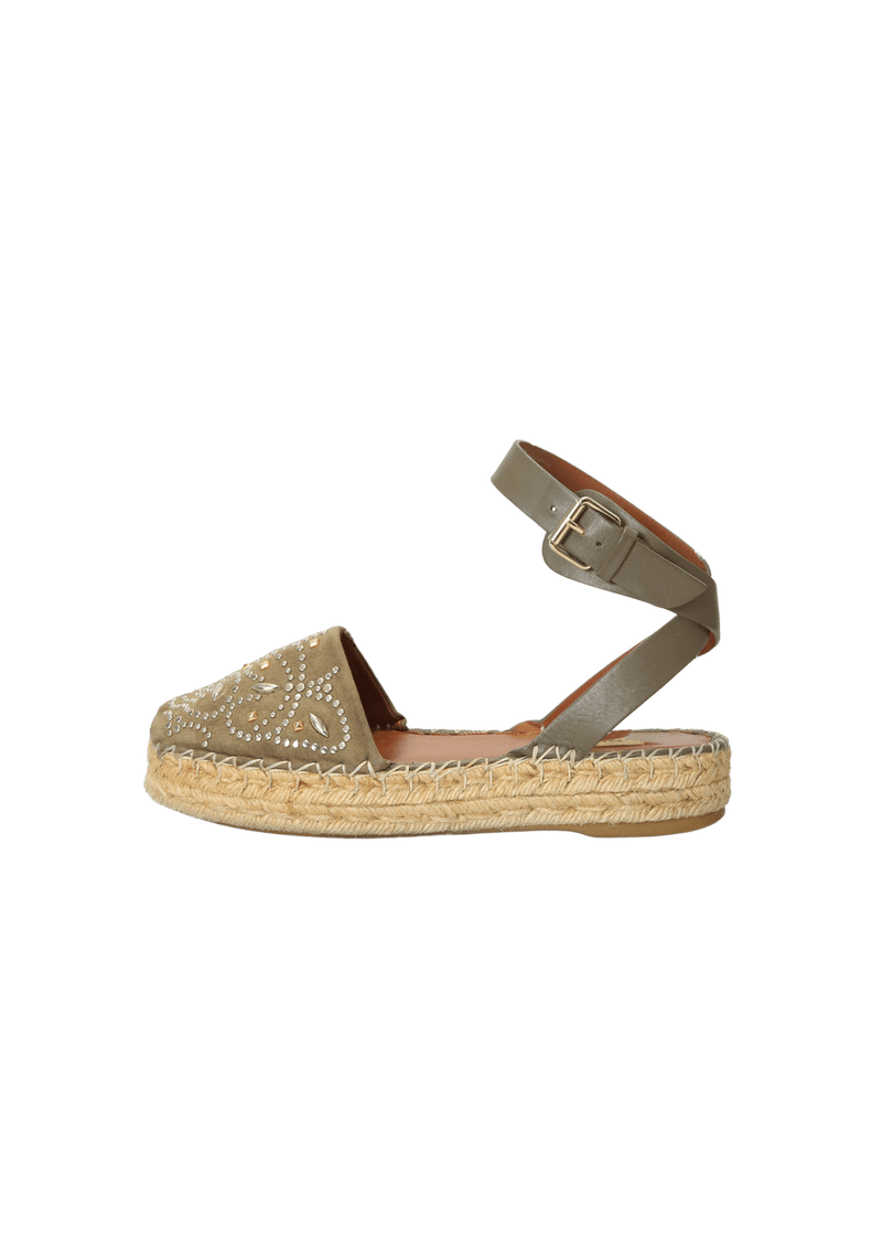 SUEDE ESPADRILLES 35