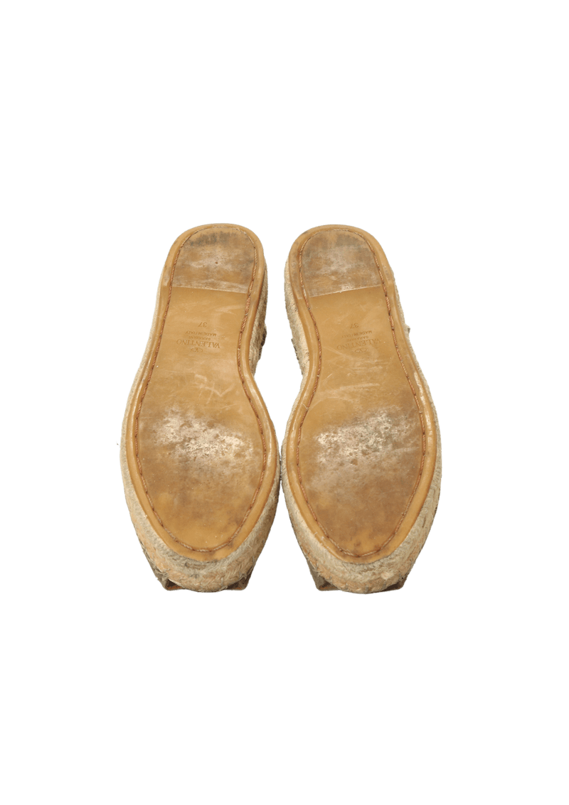 SUEDE ESPADRILLES 35