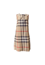 HAYMARKET CHECK MINI DRESS 14Y