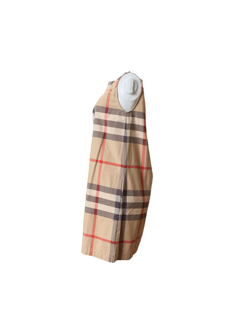 HAYMARKET CHECK MINI DRESS 14Y