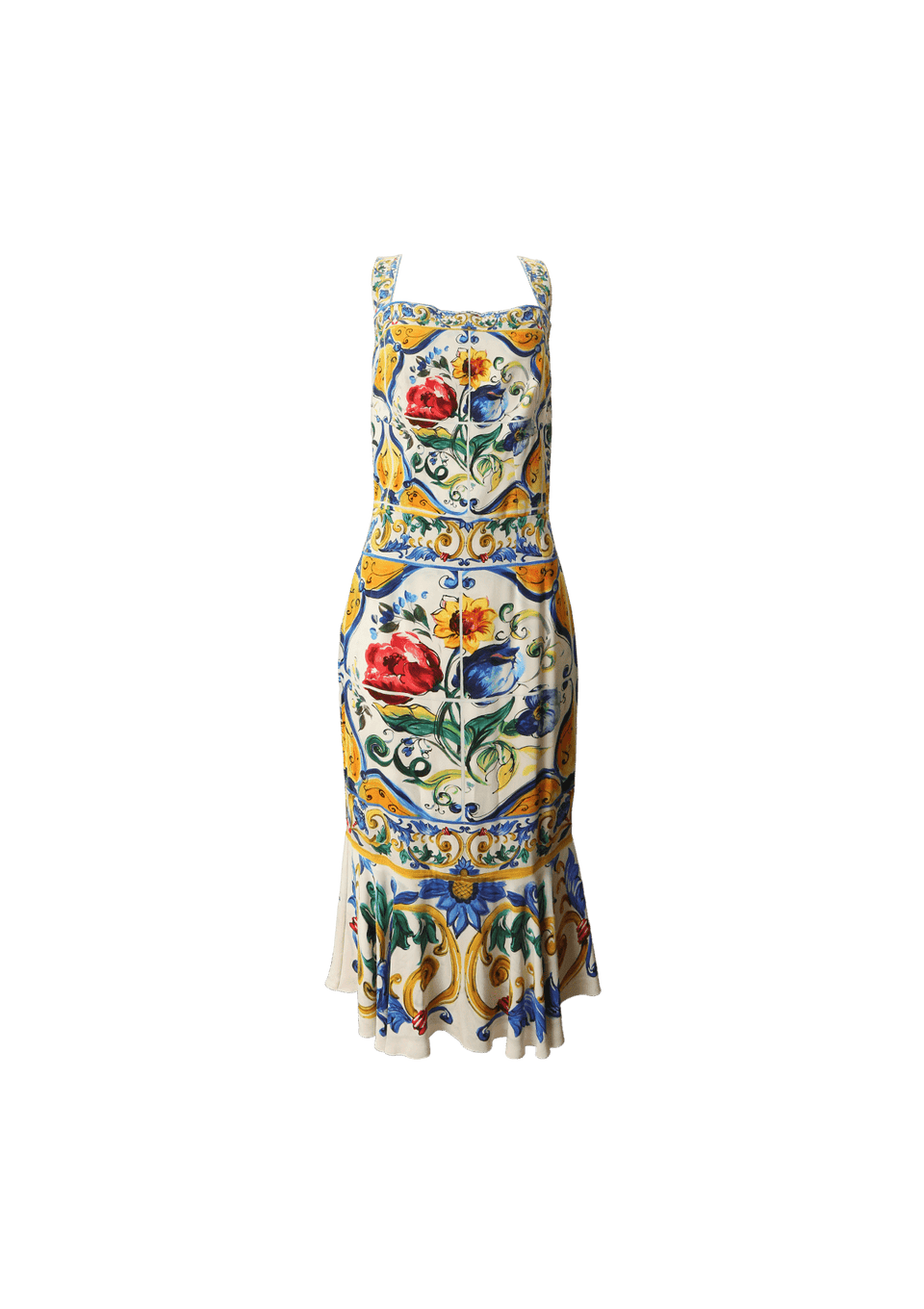 MAJOLICA PRINT DRESS 40