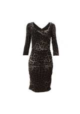 SILK PRINT DRESS 34
