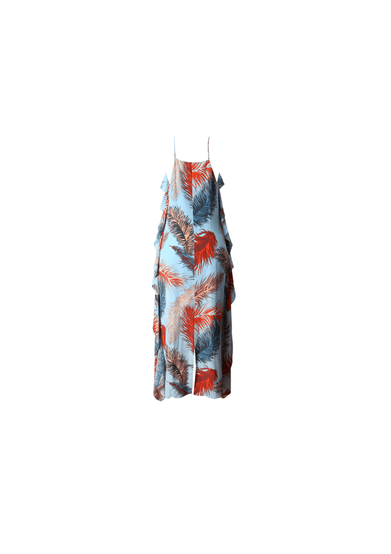 SILK PRINTED MINI DRESS 32